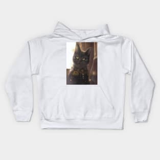 Mystic Mage cat: Azra Kids Hoodie